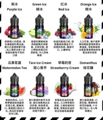 Thuốc xịt khói Shark Colorful shark series SALT SHAQ Thuốc xịt khói Shark thế hệ thứ 2 nhập khẩu chính hãng 30ml