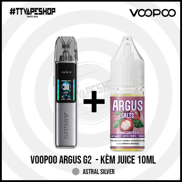Voopoo Argus G2 Pod Kit- Tặng kèm Tinh Dầu 10ml - Image 9