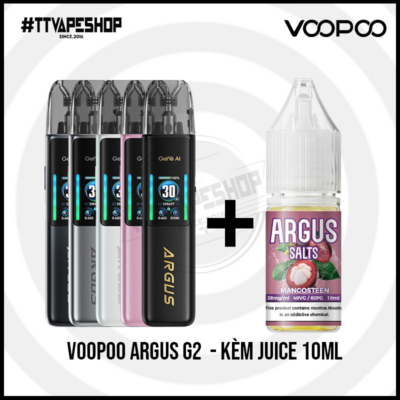 Voopoo Argus G2 Pod Kit- Tặng kèm Tinh Dầu 10ml