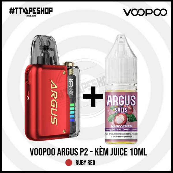 Voopoo Argus P2 Pod Kit- Tặng kèm Tinh Dầu 10ml - Image 9
