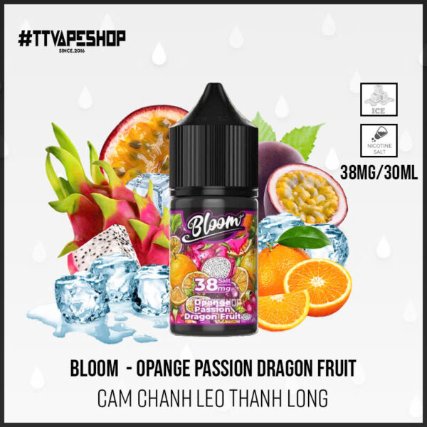 Tinh dầu Bloom Juice Cam Chanh Dây Thanh Long 38-58MG/30ML