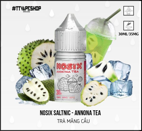 Nosix Saltnic Annona Tea ( 35-55mg/30ml ) Trà mãng cầu