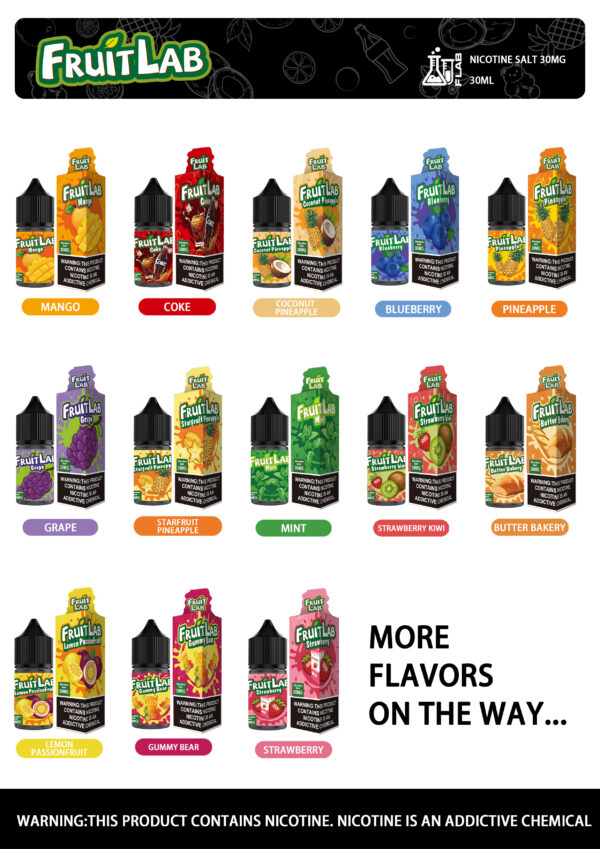 Phòng thí nghiệm Trái cây Tinh dầu 30ml - Hương vị trái cây đình đám, mang đến trải nghiệm vaping tuyệt hảo